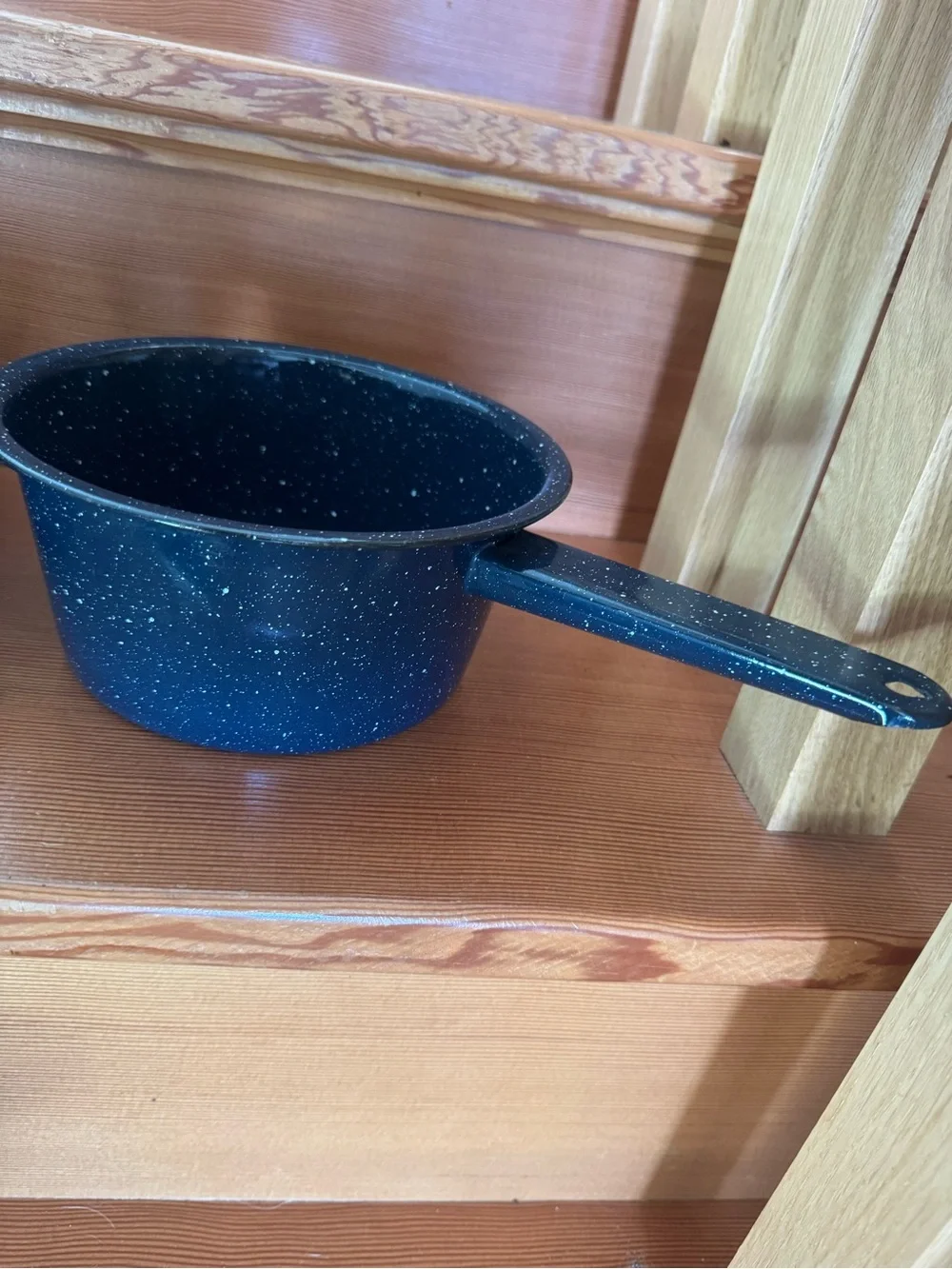 Blue Speckled Enamel Cookware - 3 Pieces